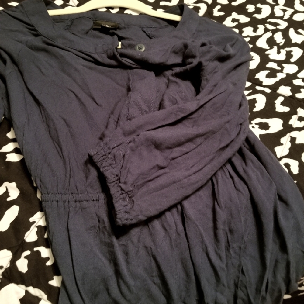 Dark blue dress